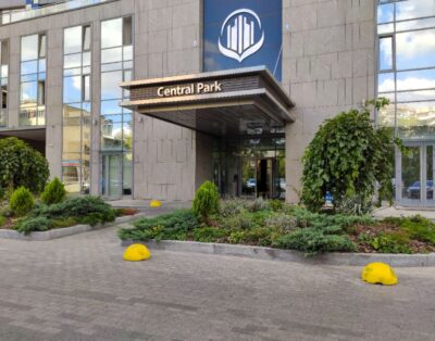 Sunny city view in “Central park”