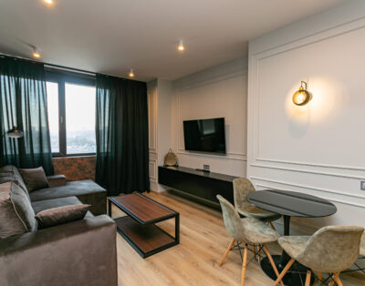 Stylish apartment on the 17th floor in residential complex New York
