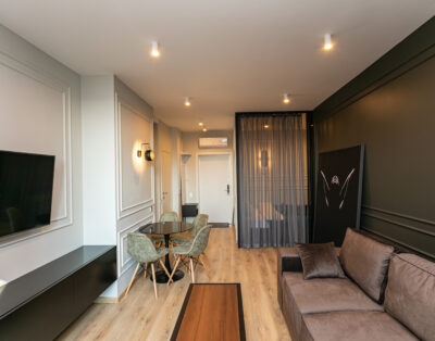 Stylish apartment on the 17th floor in residential complex New York