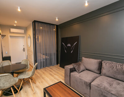 Stylish apartment on the 17th floor in residential complex New York