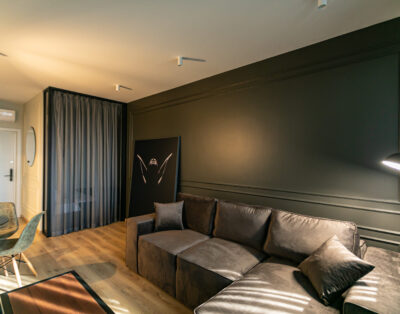 Stylish apartment on the 17th floor in residential complex New York