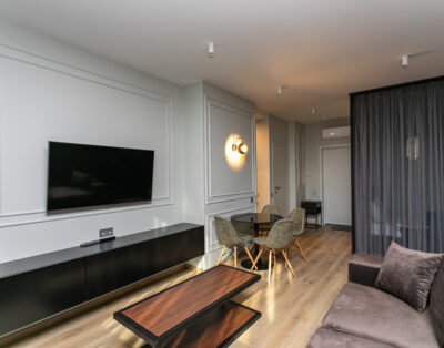 Stylish apartment on the 17th floor in residential complex New York