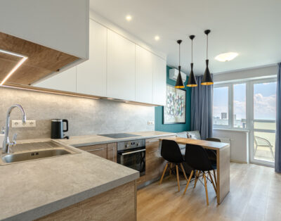 New apartment on the 5th floor in RC ”Beresteiskii”