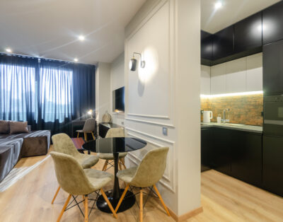 Stylish apartment on the 17th floor in residential complex New York