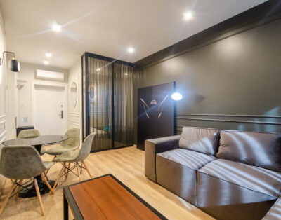Stylish apartment on the 17th floor in residential complex New York