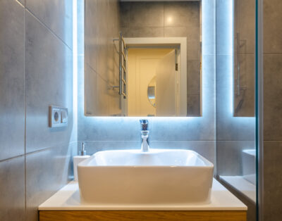 Stylish apartment on the 17th floor in residential complex New York