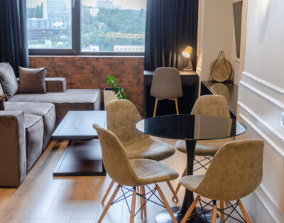 Stylish apartment on the 17th floor in residential complex New York