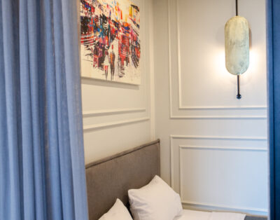 Stylish apartment on the 17th floor in residential complex New York