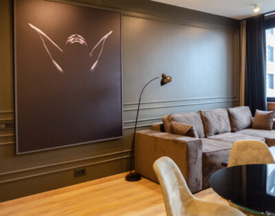 Stylish apartment on the 17th floor in residential complex New York