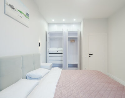 New white apartment on the 4th floor in RC “Yaroslaviv Grad”