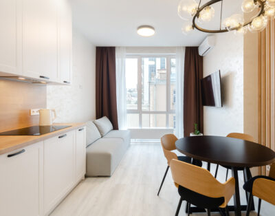 New white apartment on the 4th floor in RC “Yaroslaviv Grad”